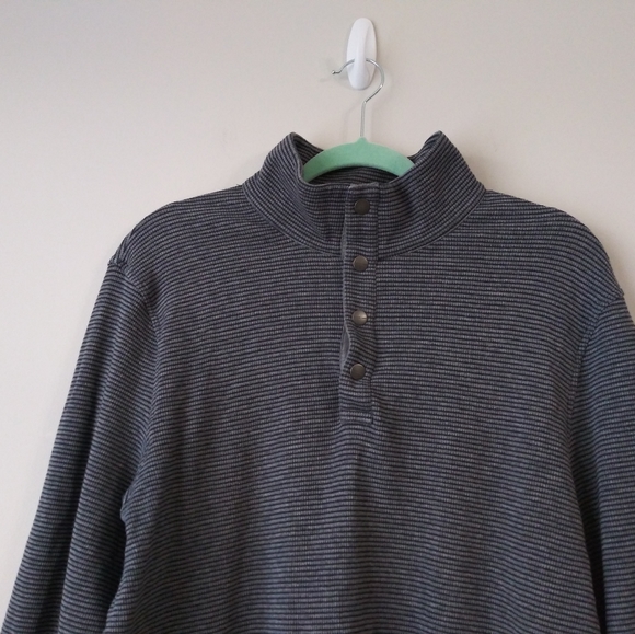 Michael Kors Women Men Grey Stripes Sweater XL - Picture 2 of 8